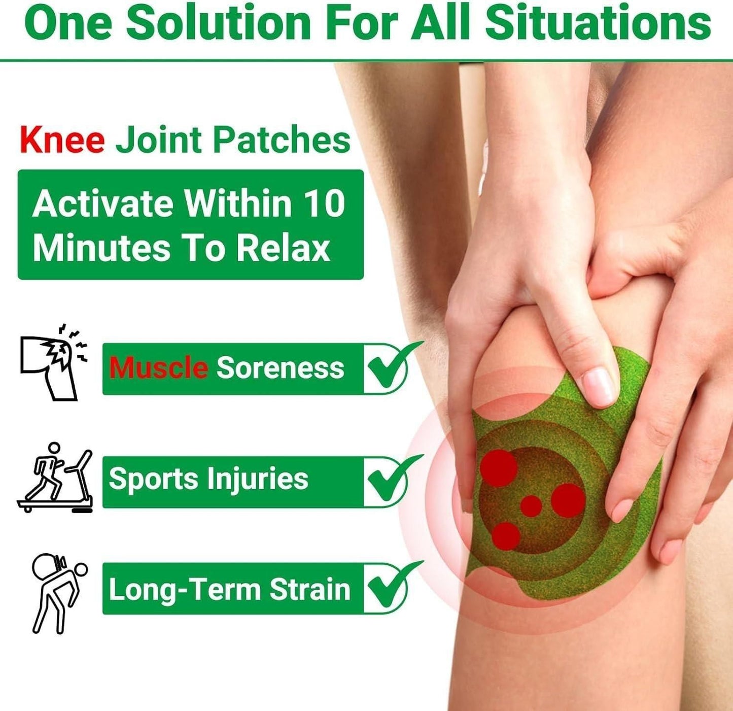 Natural Herbal Knee Pain Relief Patches