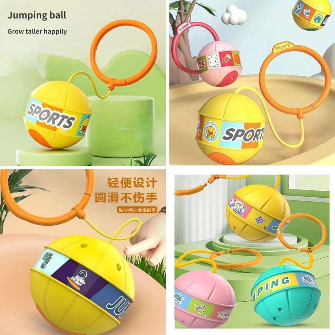 Skip Ball-Portable Foldable Colorful Flash Wheel Swing Ball