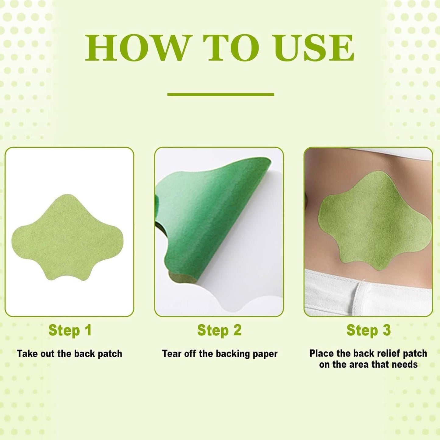 Natural Herbal Knee Pain Relief Patches