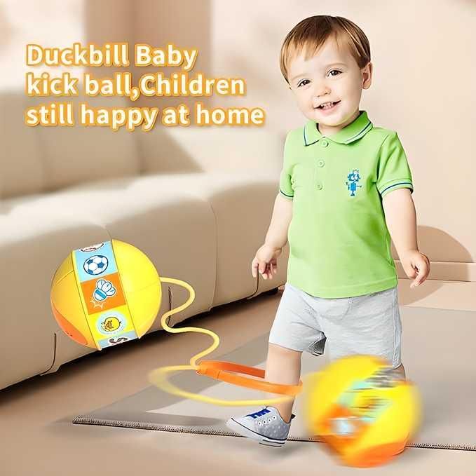 Skip Ball-Portable Foldable Colorful Flash Wheel Swing Ball