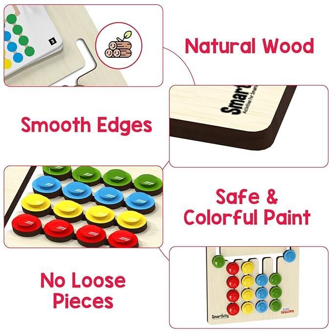 Colour Coder-Kids Montessori Slide Puzzle Game Color