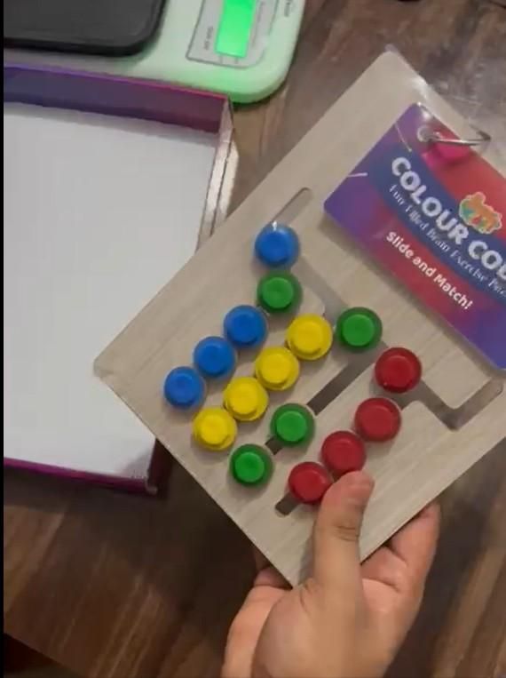 Colour Coder-Kids Montessori Slide Puzzle Game Color