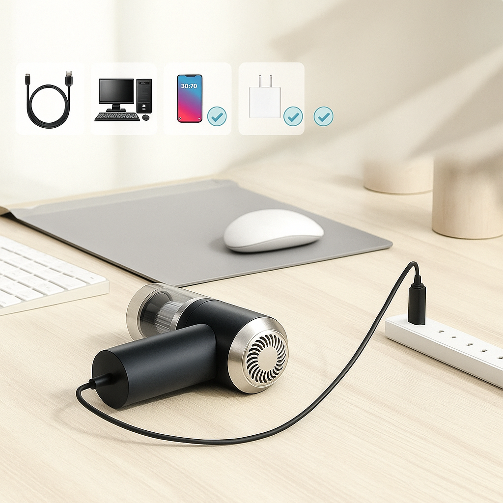 Portable Air Duster Wireless Vacuum Cleaner